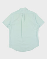 Vintage Ralph Lauren Striped Short Sleeve Seersucker Shirt - M