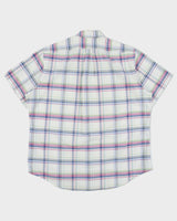 Vintage Ralph Lauren Plaid Regular Fit Short Sleeve Shirt - XL