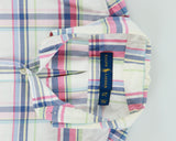 Vintage Ralph Lauren Plaid Regular Fit Short Sleeve Shirt - XL