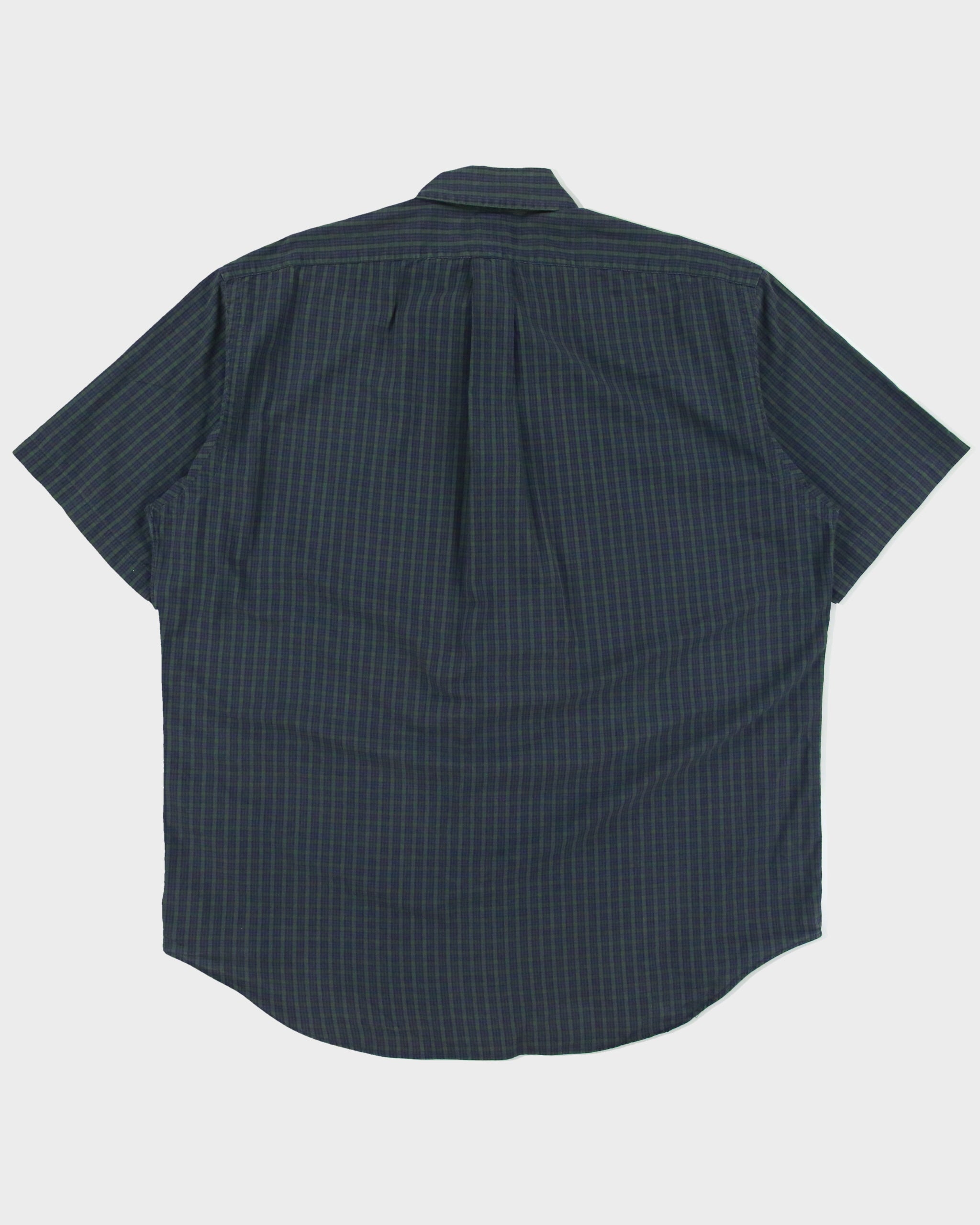 Vintage Y2K 00s Ralph Lauren Tartan Short Sleeve Blake Shirt - L