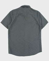 Vintage Y2K 00s Oakley Grid Check O Icon Regular Fit Short Sleeve Shirt - M