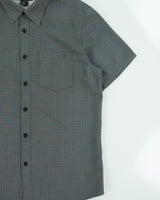 Vintage Y2K 00s Oakley Grid Check O Icon Regular Fit Short Sleeve Shirt - M