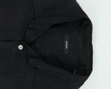 Vintage Y2K 00s Alfani Striped Silk Short Sleeve Shirt - L