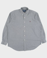Vintage 1990s Ralph Lauren Blake Checked Long Sleeve Shirt - L