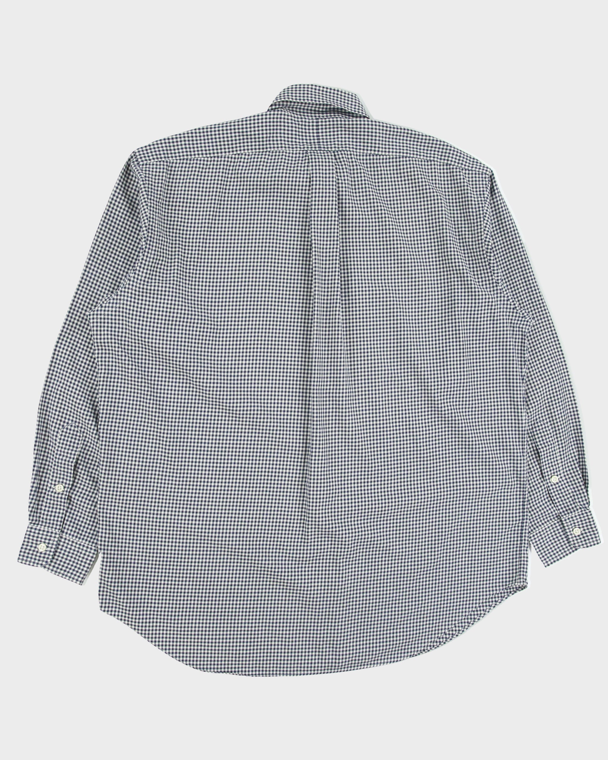 Vintage 1990s Ralph Lauren Blake Checked Long Sleeve Shirt - L