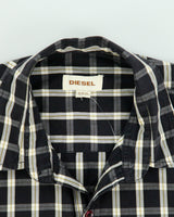 Vintage Y2K 00s Diesel Checked Long Sleeve Shirt - XL