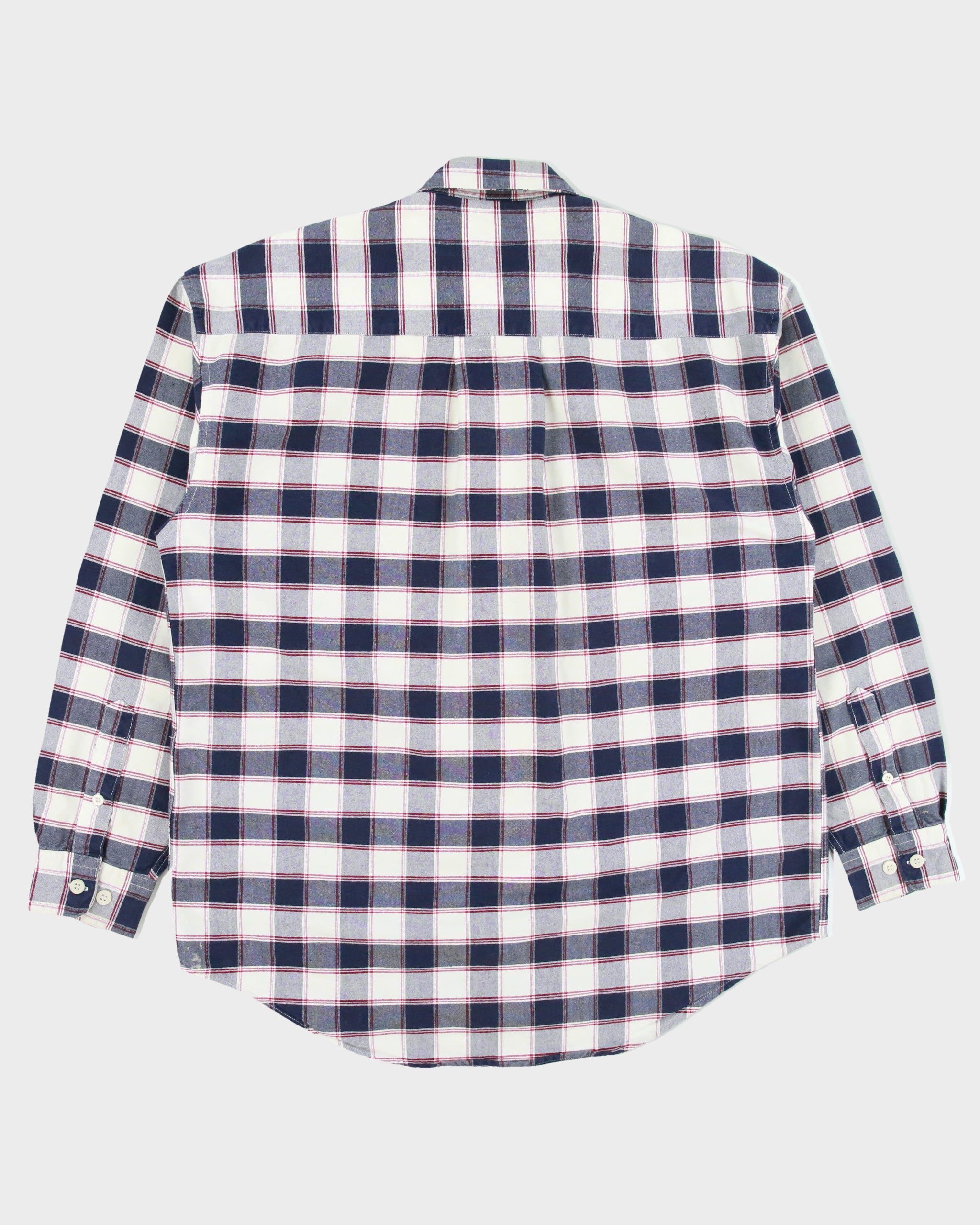 Vintage 1990s Guess heavyweight Checked Long Sleeve Shirt - M
