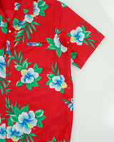 Vintage 1980s Royal Creations Floral Hand Finished Hawaiian Shirt - XL
