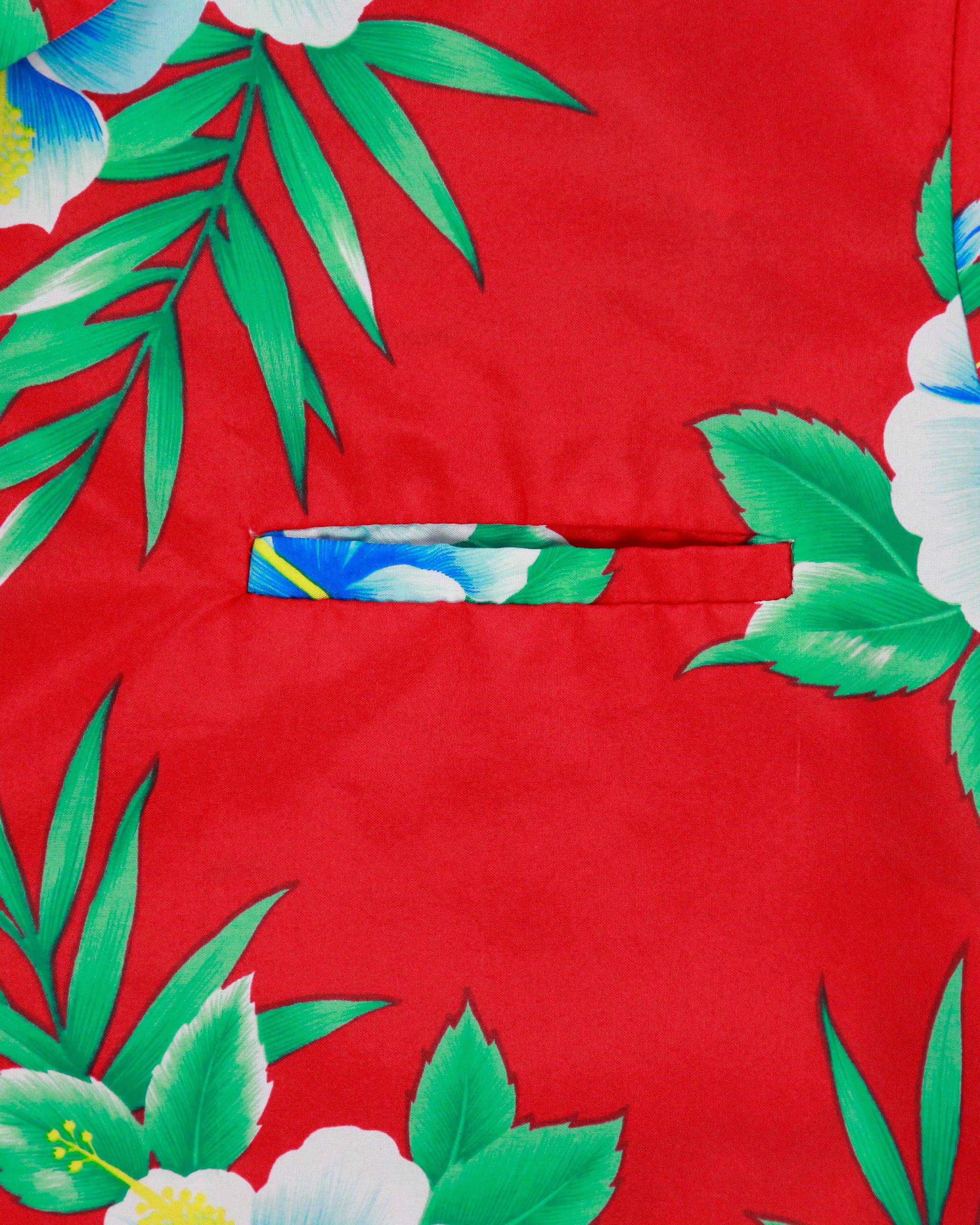 Vintage 1980s Royal Creations Floral Hand Finished Hawaiian Shirt - XL