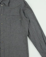 Vintage Y2K 00s Versace Jeans Couture Snap Button Long Sleeve Chambray Shirt - XL