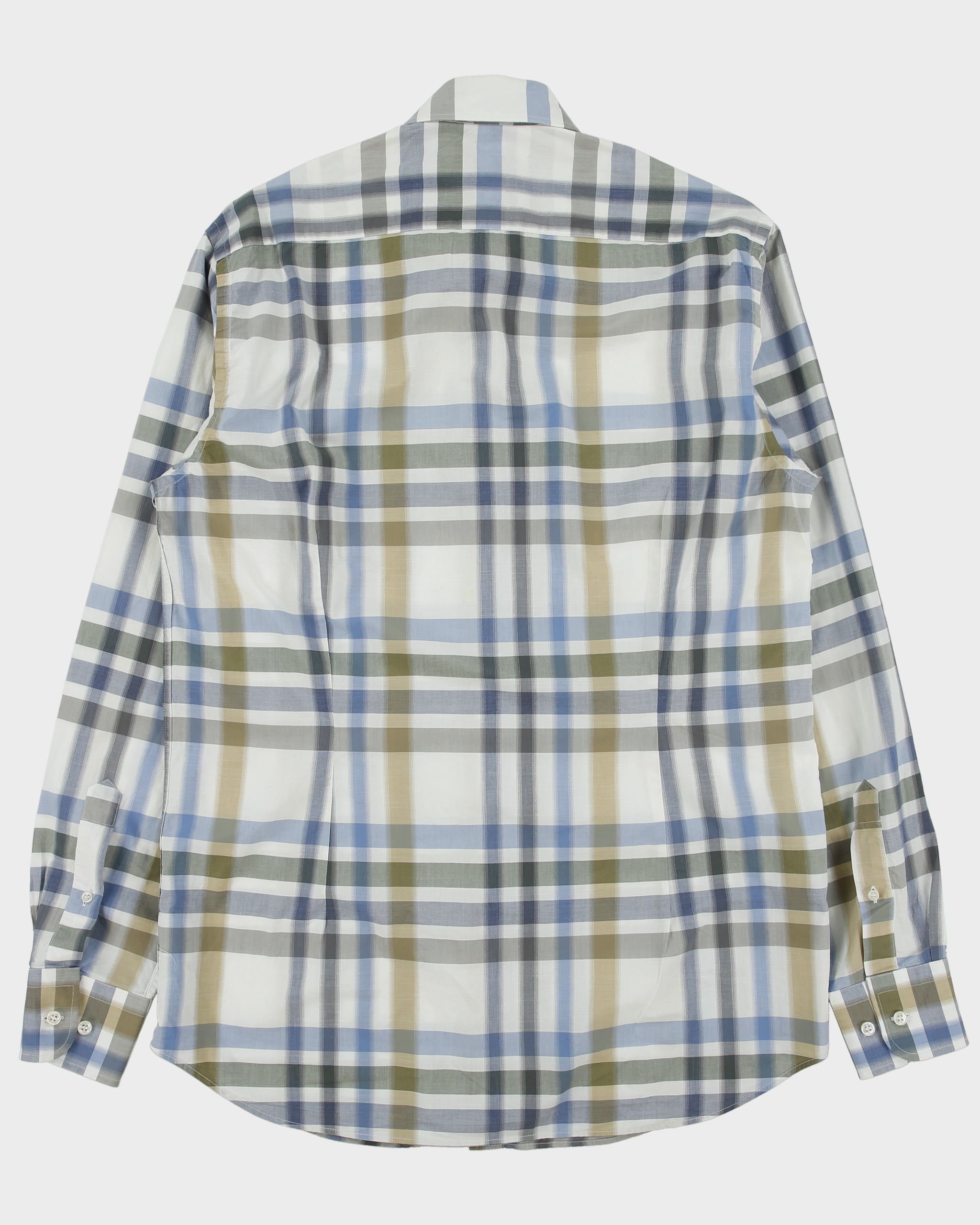 Vintage Paul &amp; Shark Yachting Plaid Long Sleeve Pocket Shirt - M