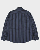Vintage Y2K 00s Z Zegna Striped Long Sleeve 'City' Shirt - XL