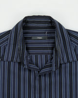 Vintage Y2K 00s Z Zegna Striped Long Sleeve 'City' Shirt - XL