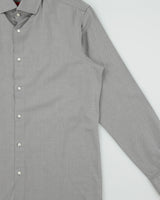 Vintage Y2K 00s Hugo Boss Herringbone Regular Fit Long Sleeve Shirt - L
