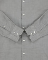 Vintage Y2K 00s Hugo Boss Herringbone Regular Fit Long Sleeve Shirt - L