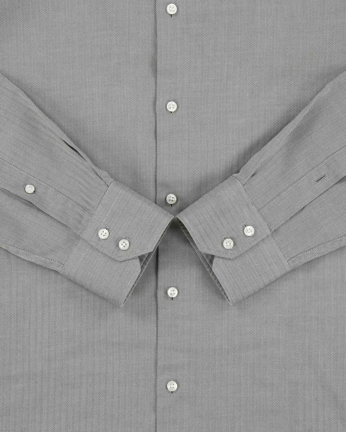 Vintage Y2K 00s Hugo Boss Herringbone Regular Fit Long Sleeve Shirt - L