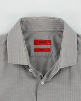 Vintage Y2K 00s Hugo Boss Herringbone Regular Fit Long Sleeve Shirt - L