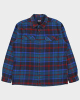 Vintage 2000s Patagonia Organic Cotton Heavyweight Long Sleeve Plaid Flannel Shirt - L