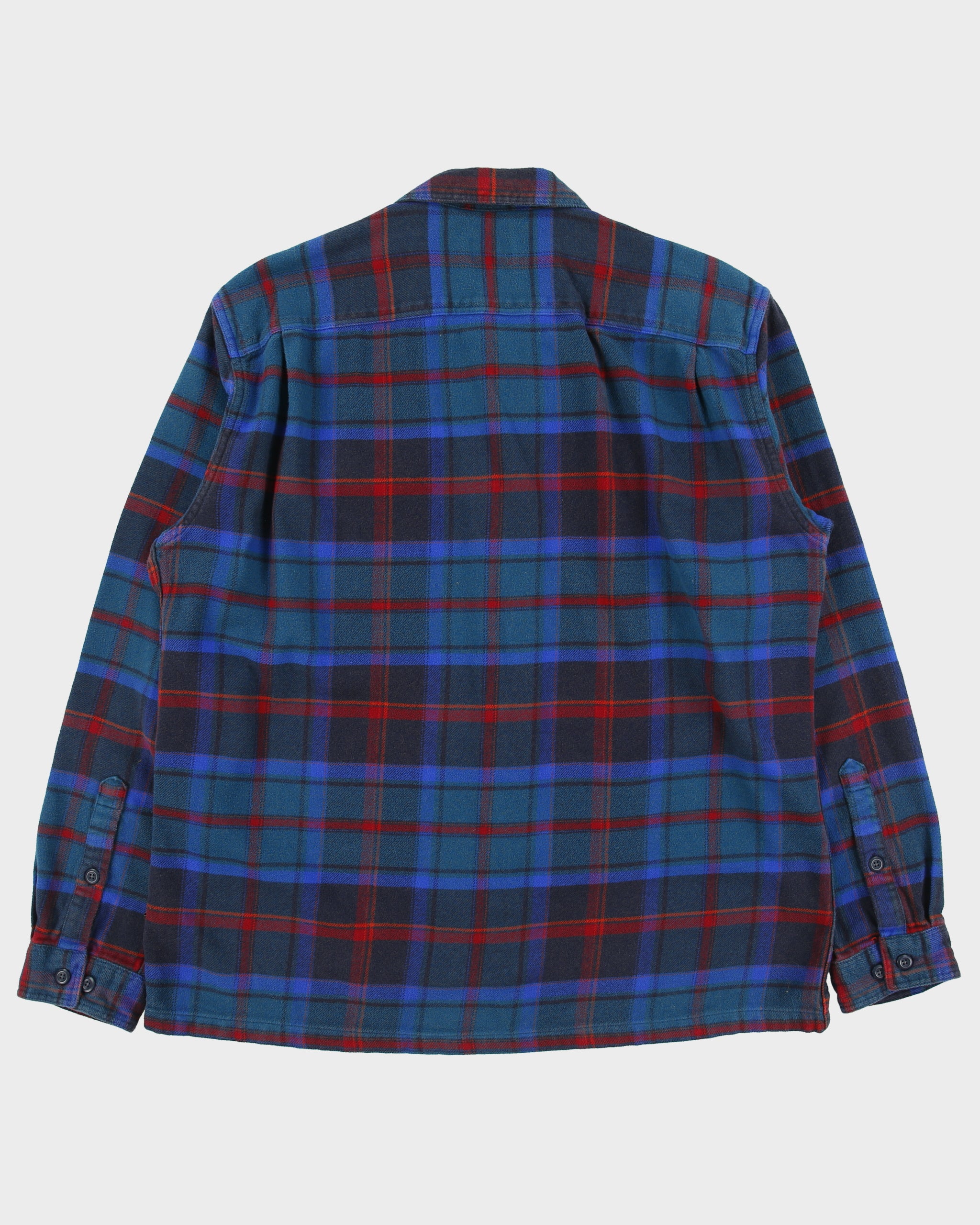 Vintage 2000s Patagonia Organic Cotton Heavyweight Long Sleeve Plaid Flannel Shirt - L