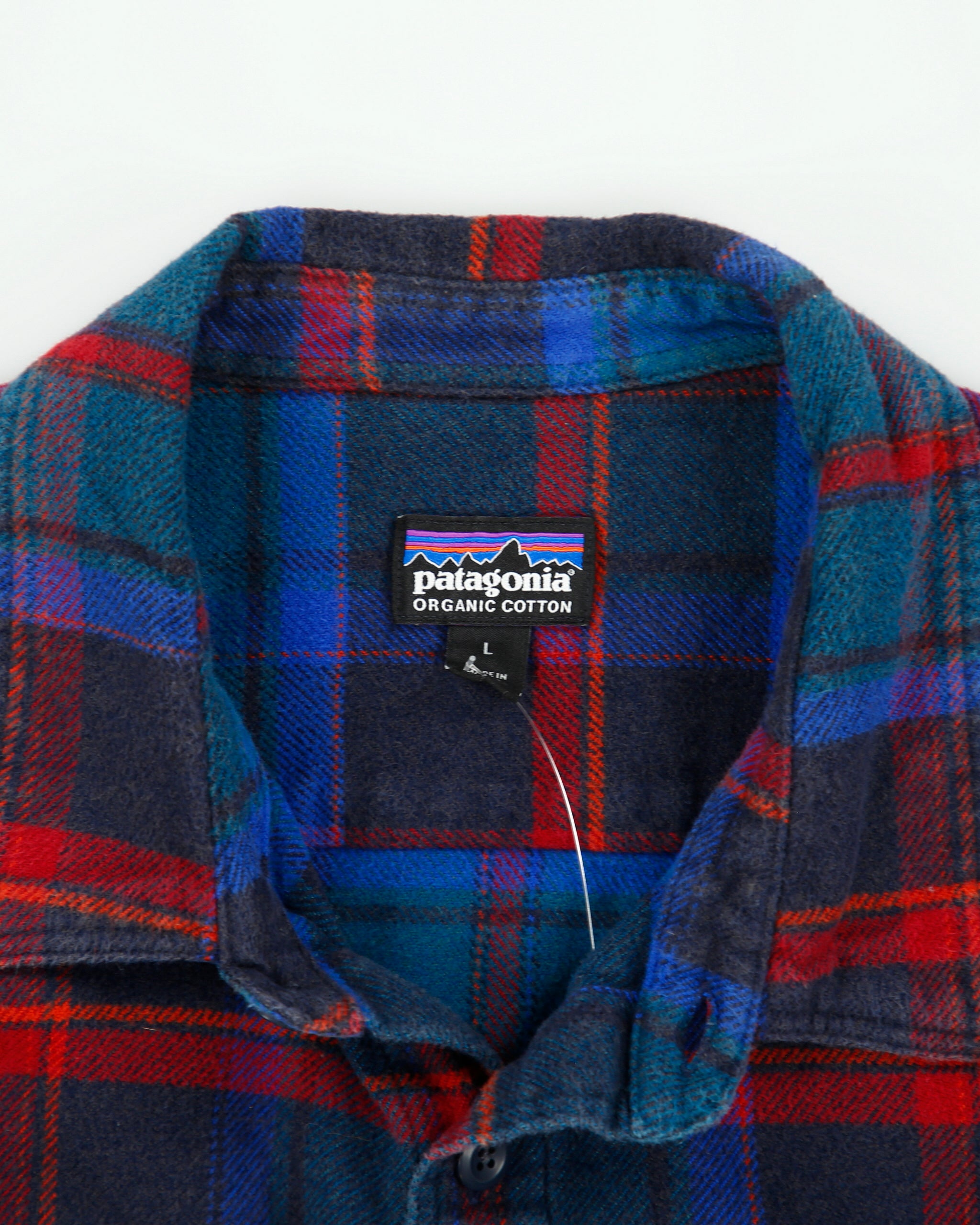 Vintage 2000s Patagonia Organic Cotton Heavyweight Long Sleeve Plaid Flannel Shirt - L