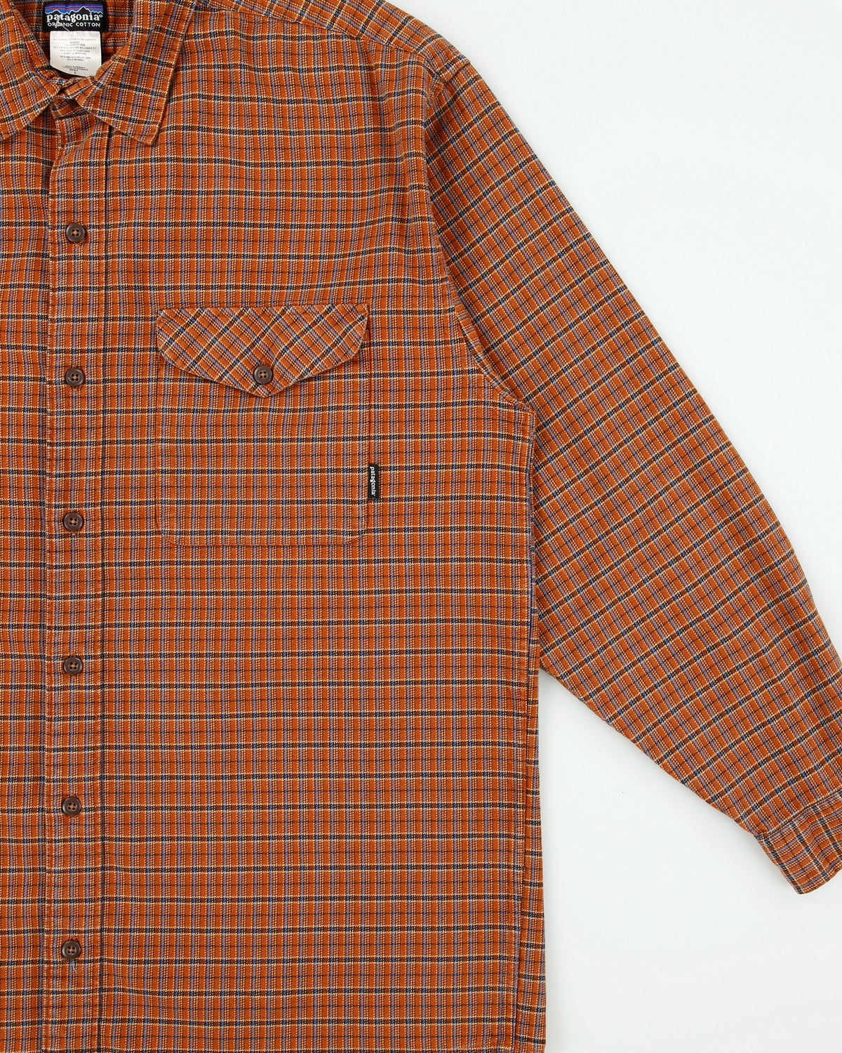 Vintage 2000s Patagonia Organic Cotton Long Sleeve Plaid Flannel Shirt - L