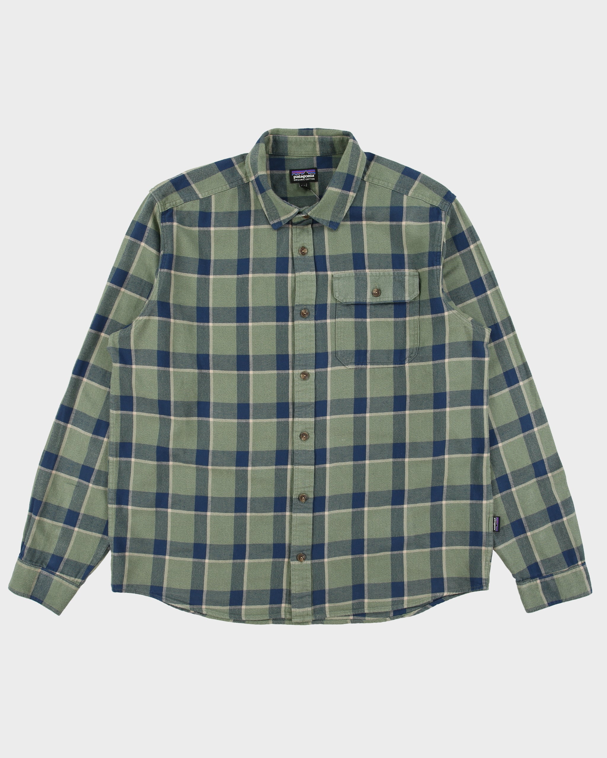 Vintage 2000s Patagonia Organic Cotton Long Sleeve Plaid Flannel Shirt - L