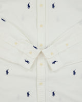 Polo Ralph Lauren All Over Pony Classic Fit Long Sleeve Oxford Shirt - M