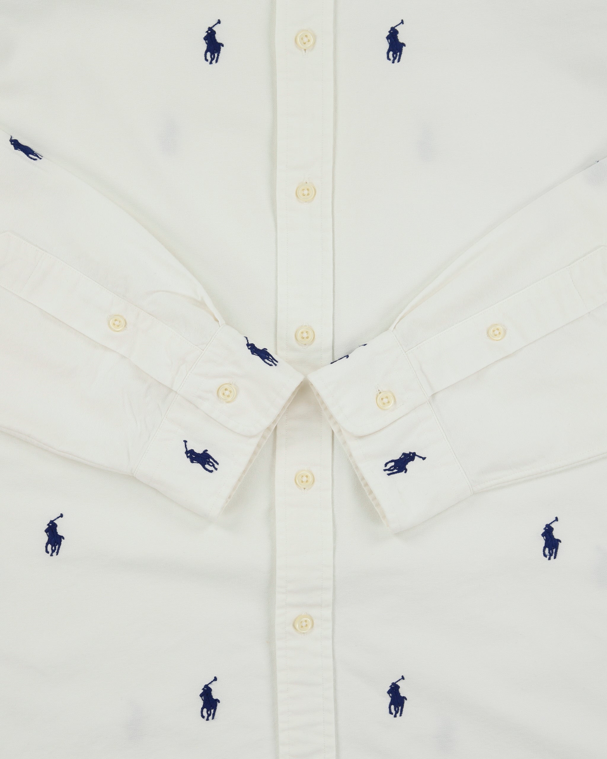 Polo Ralph Lauren All Over Pony Classic Fit Long Sleeve Oxford Shirt - M