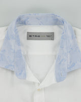 Vintage Y2K 00s Etro Paisley Two Tone Long Sleeve Dress Shirt - XL