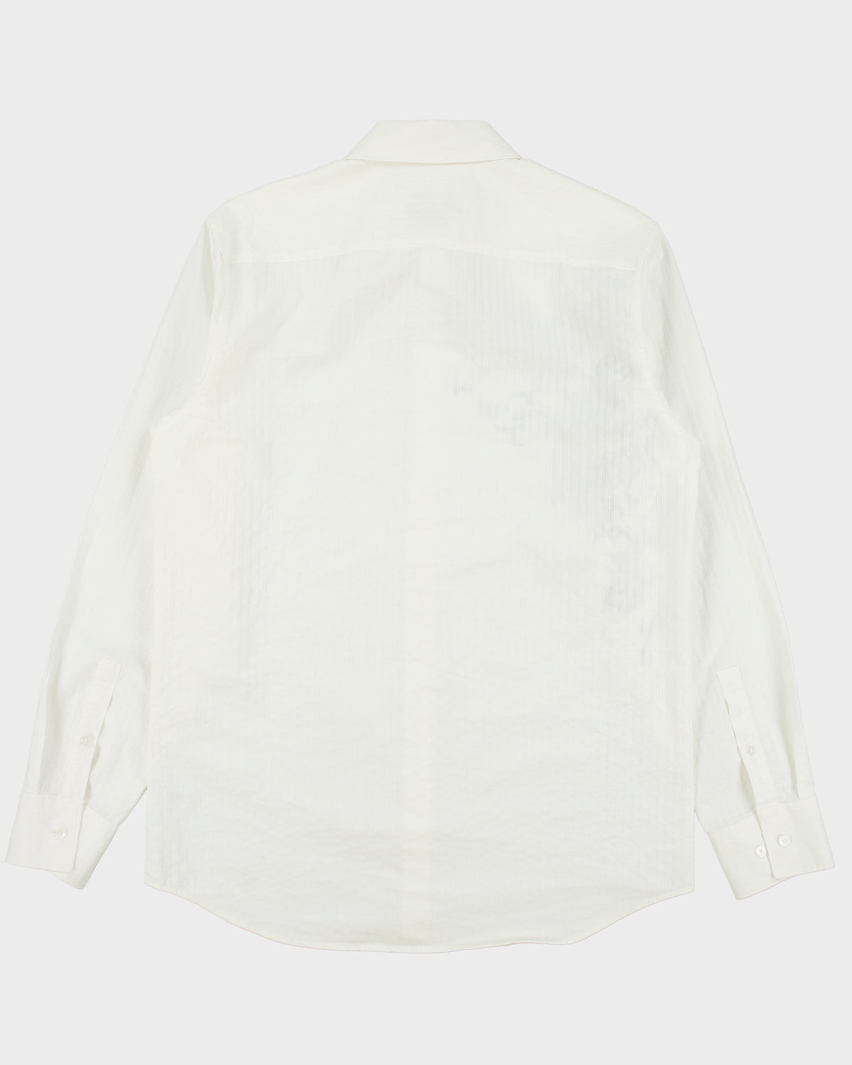 Vintage Y2K 00s Calvin Klein Pattern Striped Modern Fit Long Sleeve Shirt - M