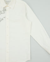 Vintage Y2K 00s Calvin Klein Pattern Striped Modern Fit Long Sleeve Shirt - M