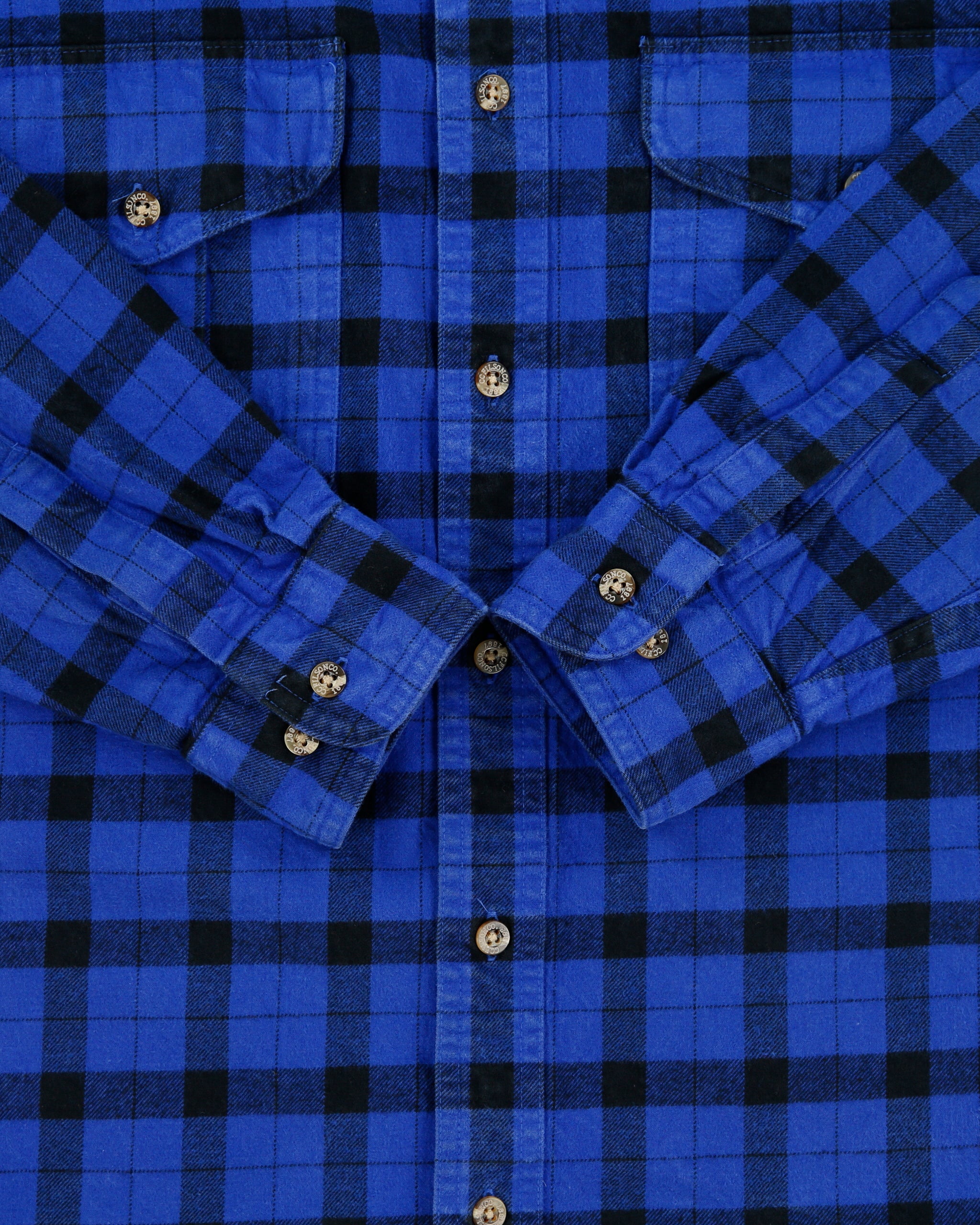 Vintage Filson Heavyweight Long Sleeve Plaid Flannel Shirt - M