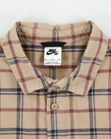 Vintage Nike SB Long Sleeve Plaid Flannel Shirt - M