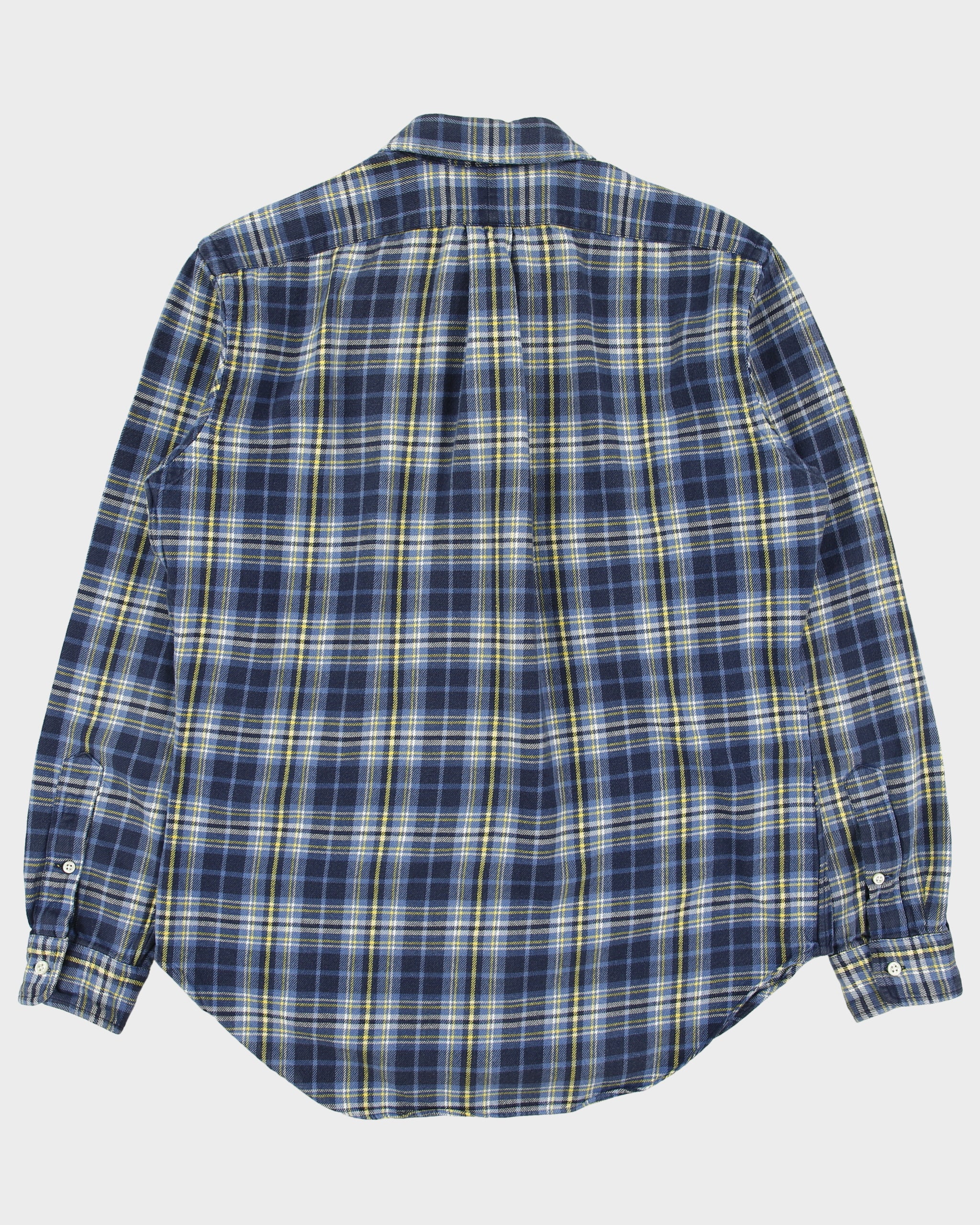 Vintage 1990s Ralph Lauren Classic Fit Long Sleeve Plaid Flannel Shirt - M