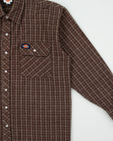 Vintage 2000s Dickies Long Sleeve Plaid Flannel Shirt - L