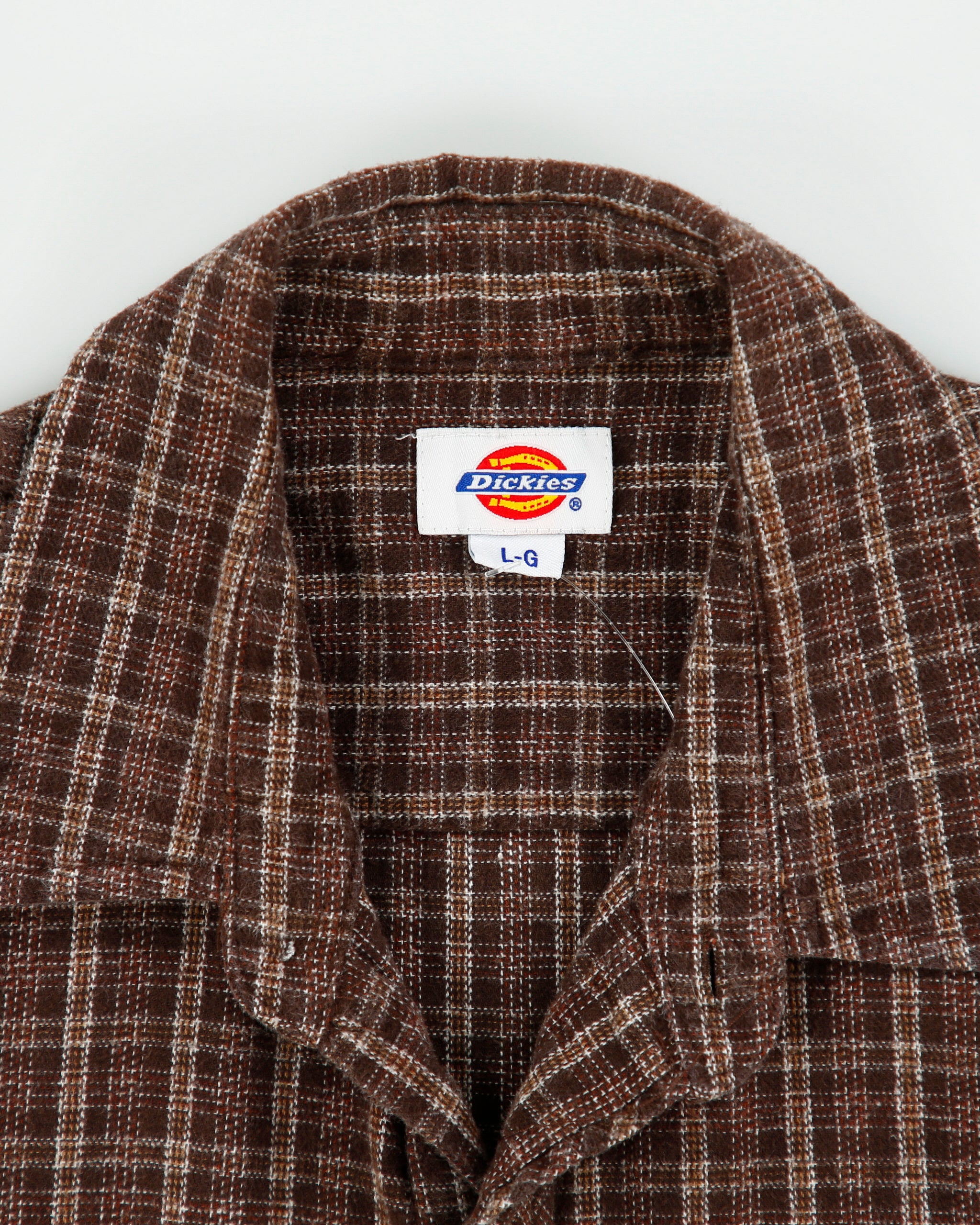 Vintage 2000s Dickies Long Sleeve Plaid Flannel Shirt - L