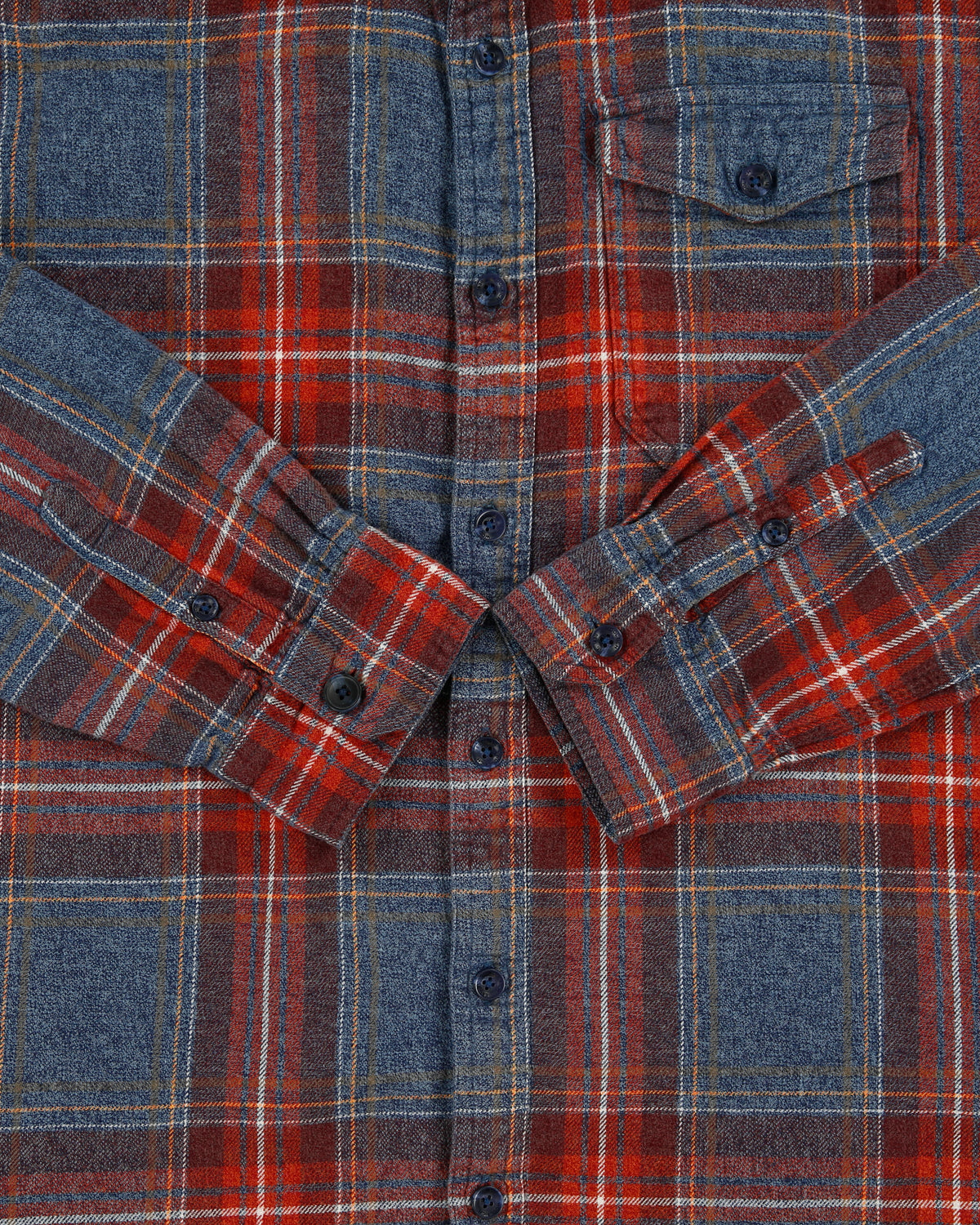 Vintage Woolrich Long Sleeve Plaid Flannel Shirt - L