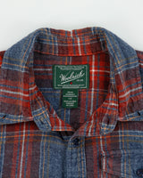 Vintage Woolrich Long Sleeve Plaid Flannel Shirt - L