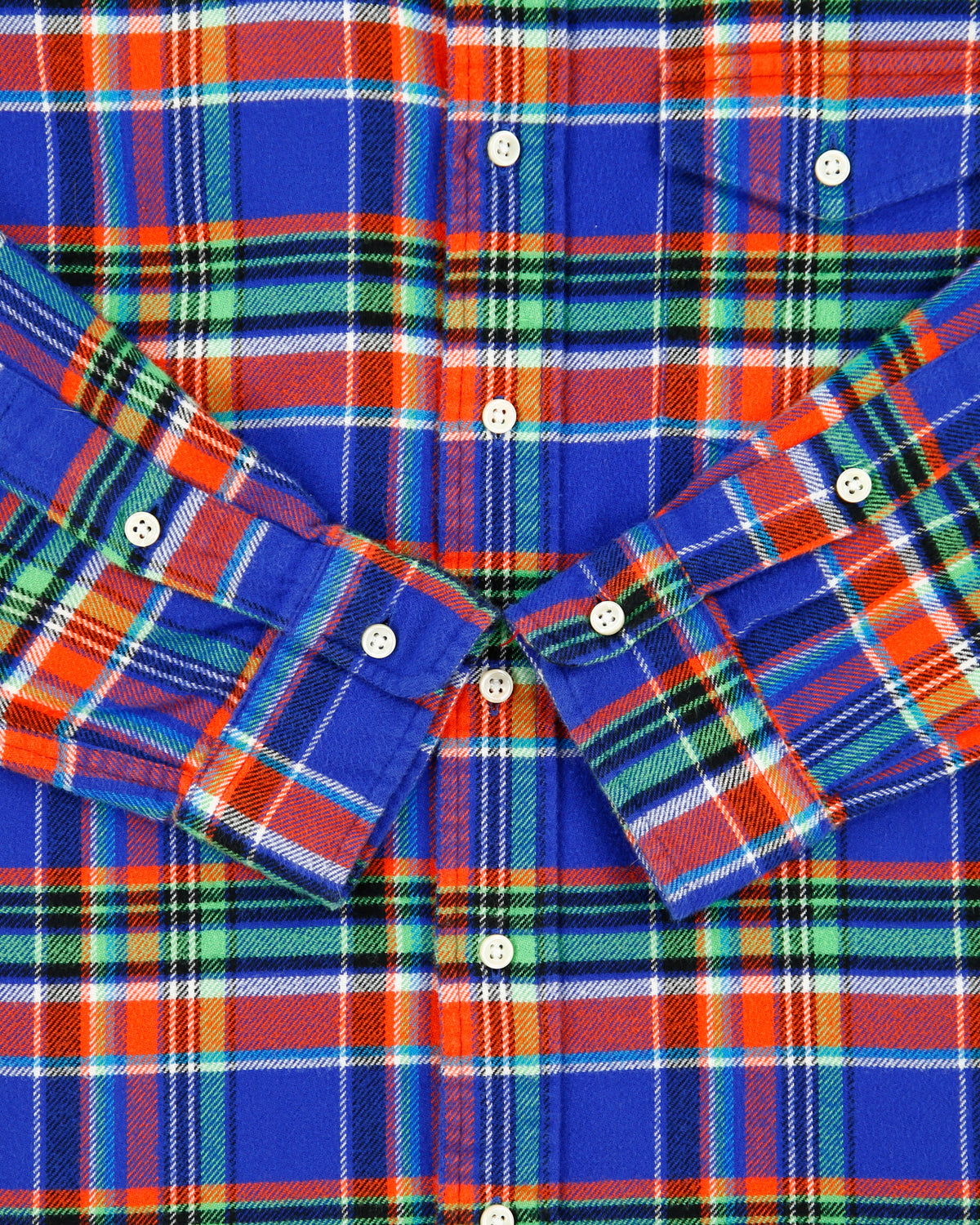 Vintage Ralph Lauren Long Sleeve Plaid Flannel Shirt - M