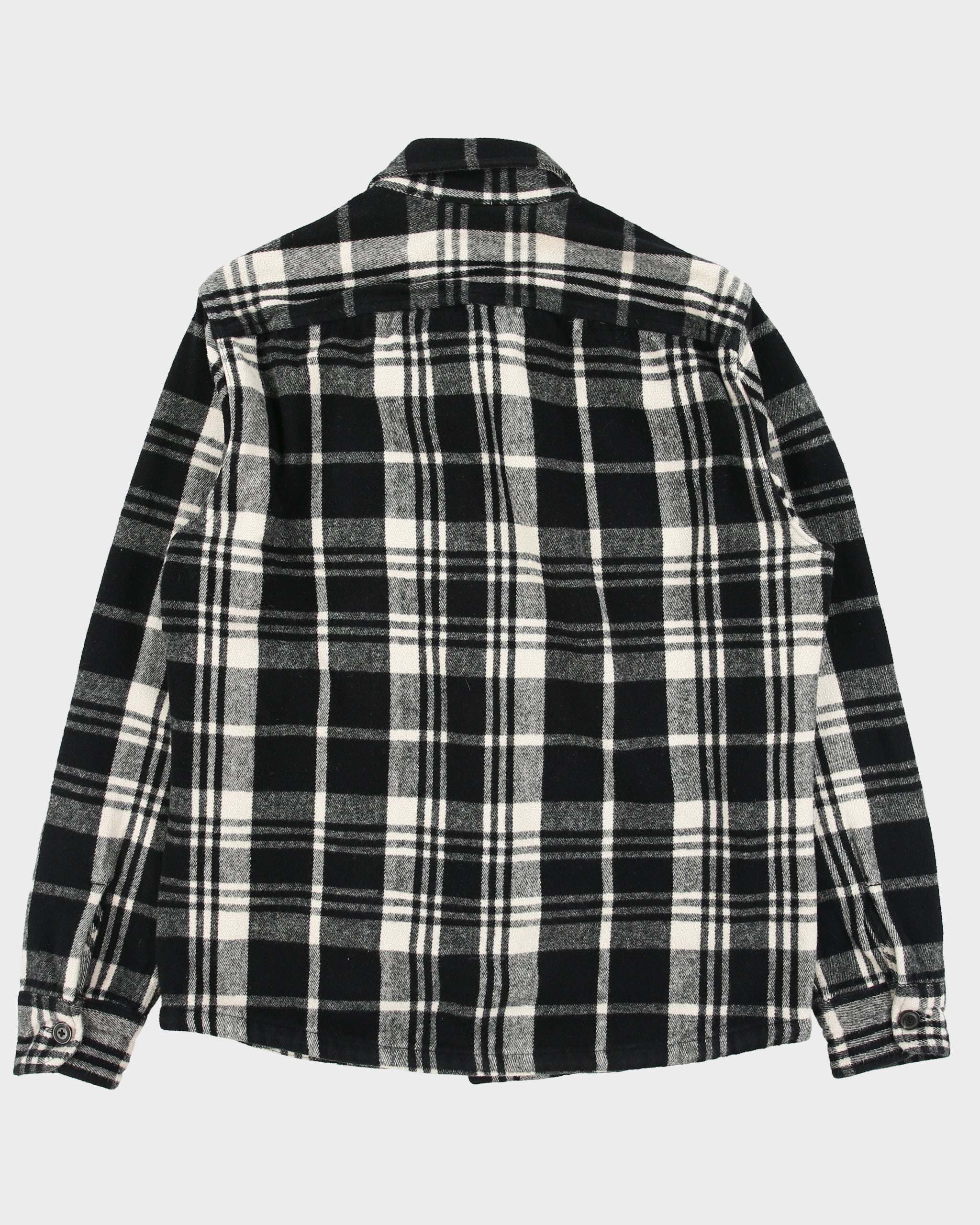 Vintage 2000s Abercrombie &amp; Fitch Heavyweight Long Sleeve Plaid Flannel Shirt - L
