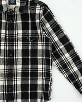 Vintage 2000s Abercrombie &amp; Fitch Heavyweight Long Sleeve Plaid Flannel Shirt - L