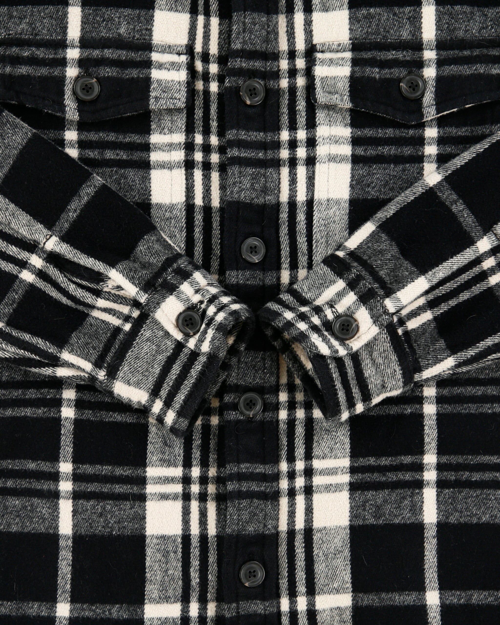 Vintage 2000s Abercrombie &amp; Fitch Heavyweight Long Sleeve Plaid Flannel Shirt - L
