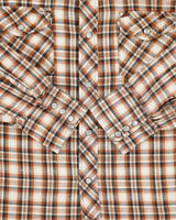 Vintage 1970s Levis Snap Button Long Sleeve Western Plaid Flannel Shirt - L