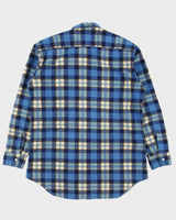 Vintage 1970s Champion Long Sleeve Western Plaid Flannel Shirt - M
