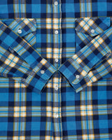 Vintage 1970s Champion Long Sleeve Western Plaid Flannel Shirt - M