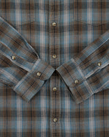 Vintage Eddie Bauer Classic Fit Snap Button Long Sleeve Plaid Flannel Shirt - XL