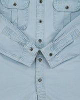 Vintage Y2K 00s Polo Ralph Lauren Distressed Navajo Long Sleeve Denim Ranch Shirt - M