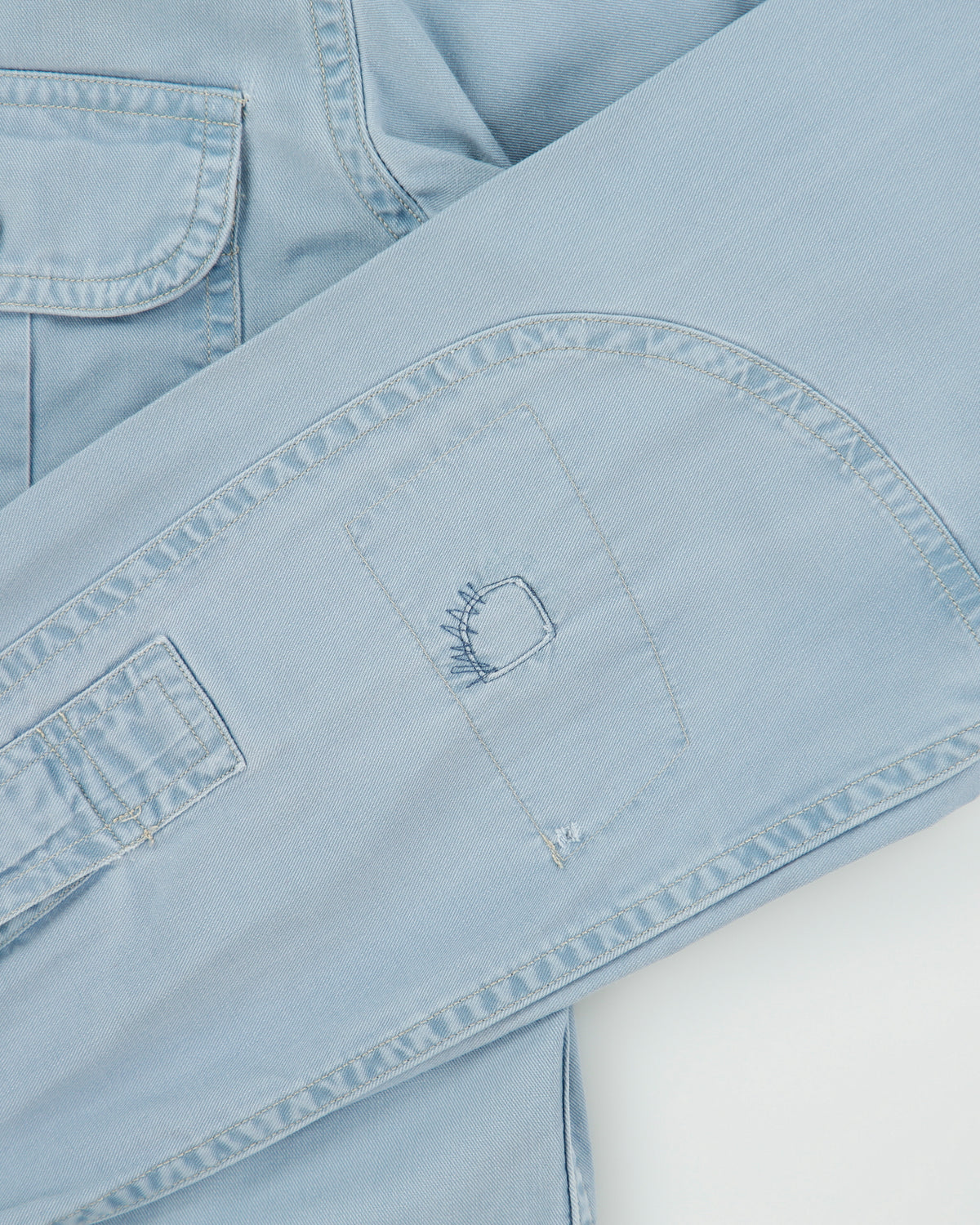 Vintage Y2K 00s Polo Ralph Lauren Distressed Navajo Long Sleeve Denim Ranch Shirt - M