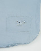 Vintage Y2K 00s Polo Ralph Lauren Distressed Navajo Long Sleeve Denim Ranch Shirt - M