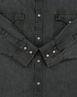 Vintage 1990s NAF NAF Navajo Denim Pearl Snap Button Long Sleeve Western Shirt - L